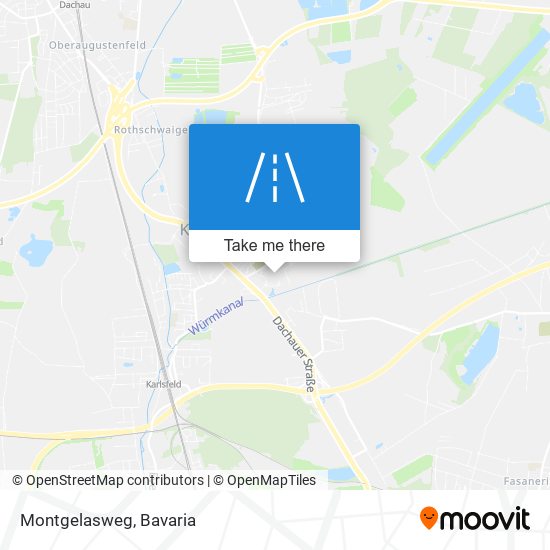 Montgelasweg map