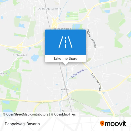 Карта Pappelweg