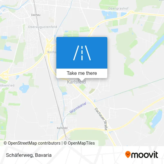 Карта Schäferweg