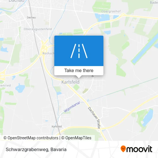 Карта Schwarzgrabenweg
