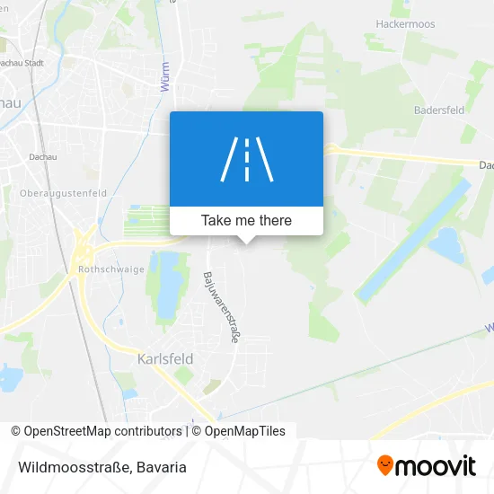 Карта Wildmoosstraße
