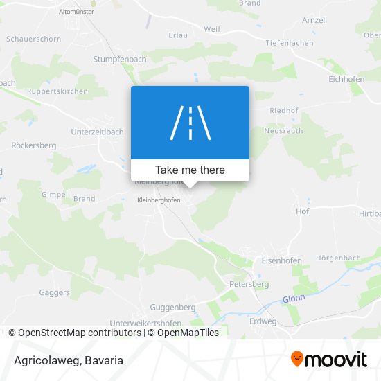 Agricolaweg map