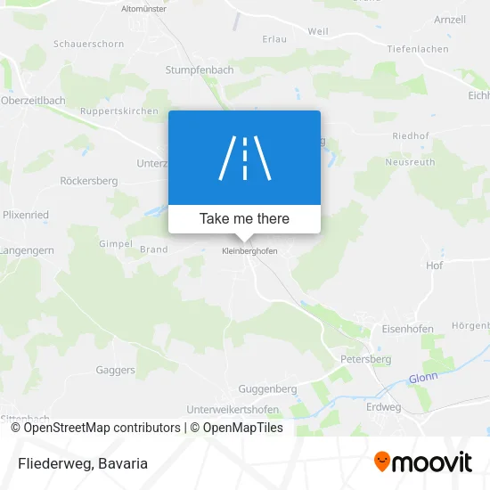 Fliederweg map