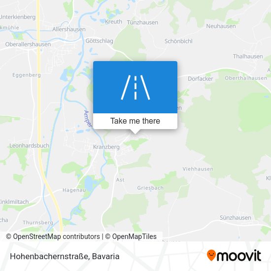 Hohenbachernstraße map