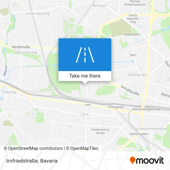 Irnfriedstraße map