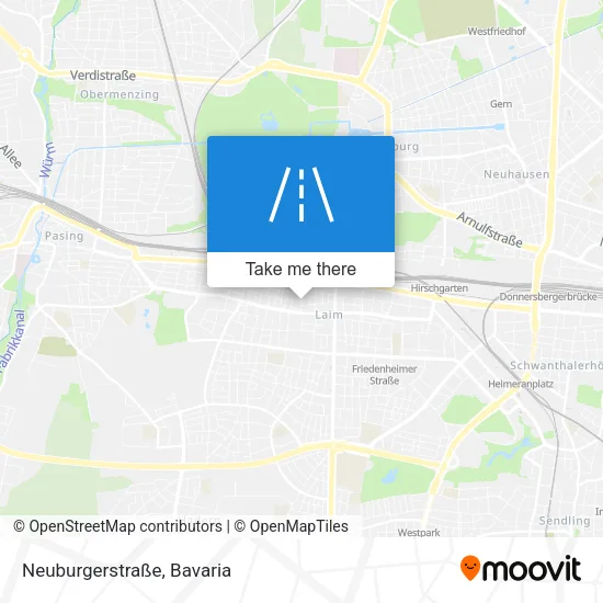 Карта Neuburgerstraße