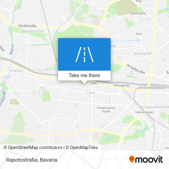 Карта Rapotostraße