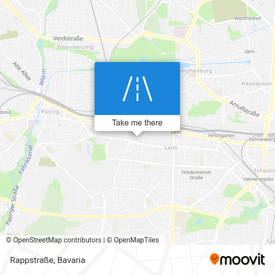 Карта Rappstraße