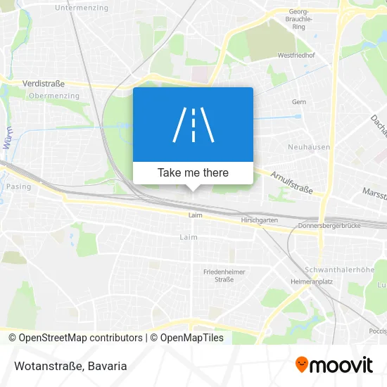 Карта Wotanstraße