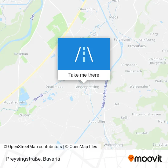 Карта Preysingstraße