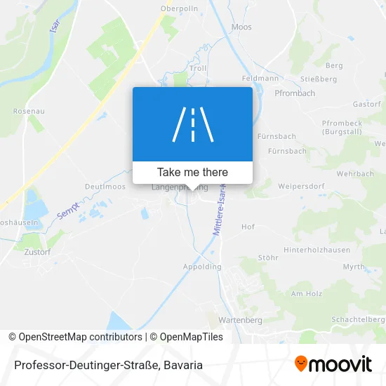 Карта Professor-Deutinger-Straße