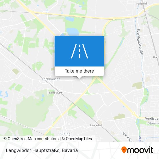Langwieder Hauptstraße map