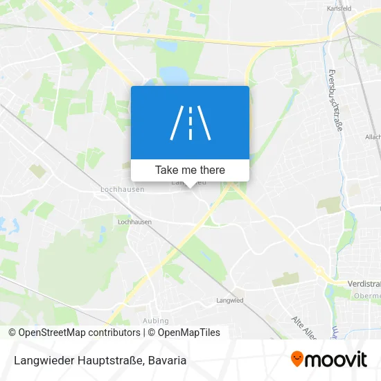 Карта Langwieder Hauptstraße