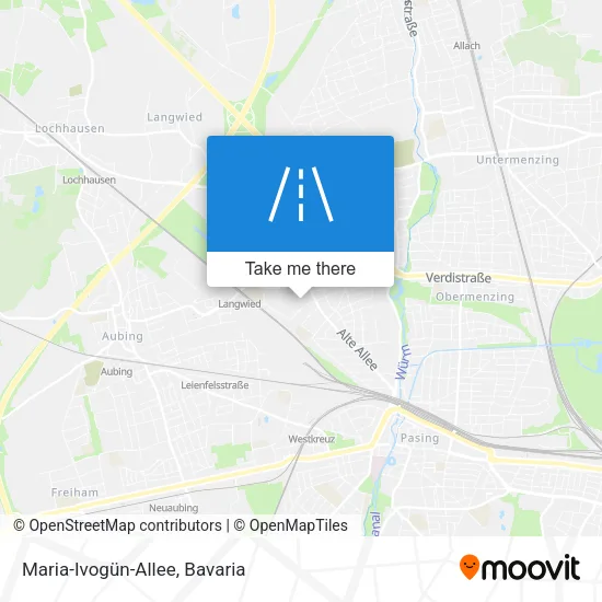 Карта Maria-Ivogün-Allee