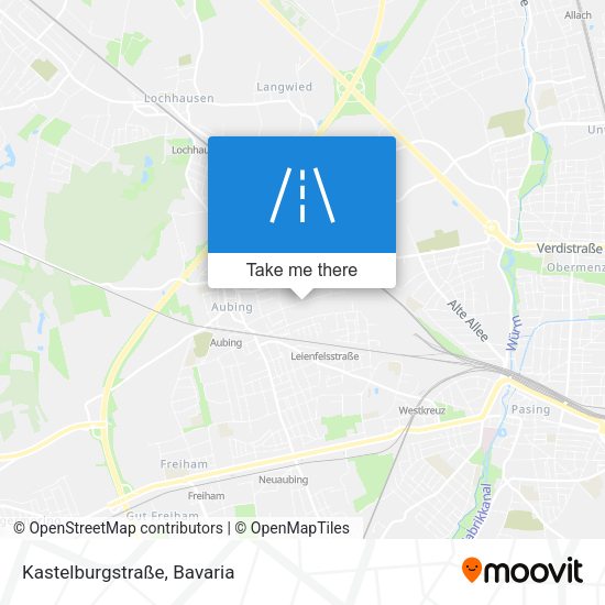 Карта Kastelburgstraße
