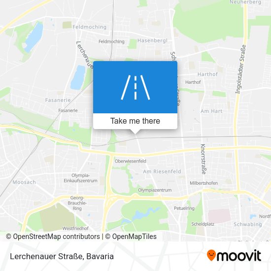 Lerchenauer Straße map