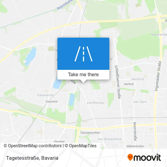 Карта Tagetesstraße