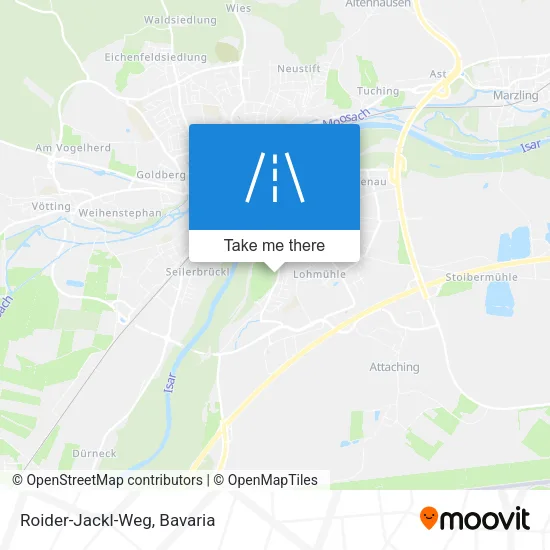 Карта Roider-Jackl-Weg