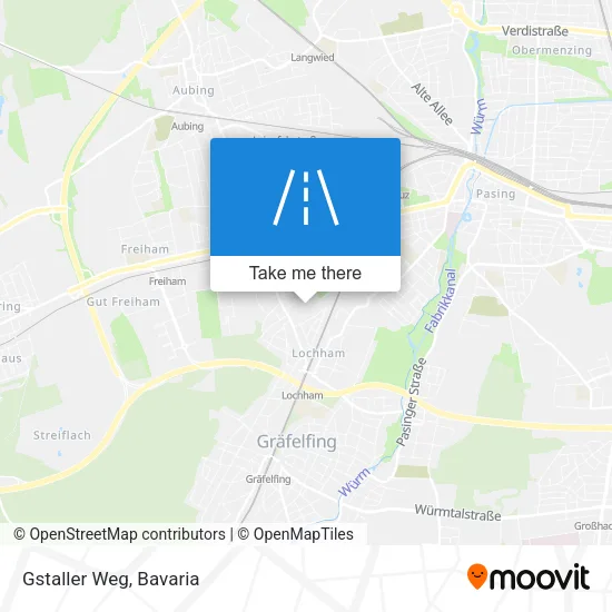 Карта Gstaller Weg