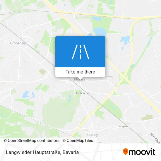 Карта Langwieder Hauptstraße