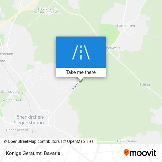 Карта Königs Geräumt