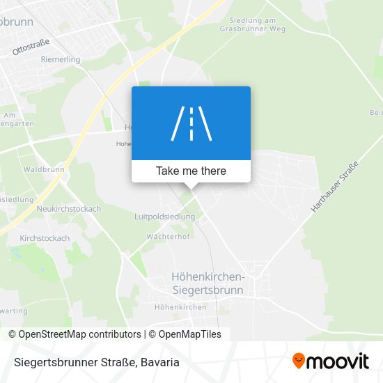 Siegertsbrunner Straße map