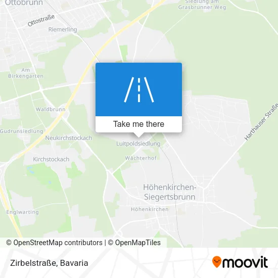 Карта Zirbelstraße