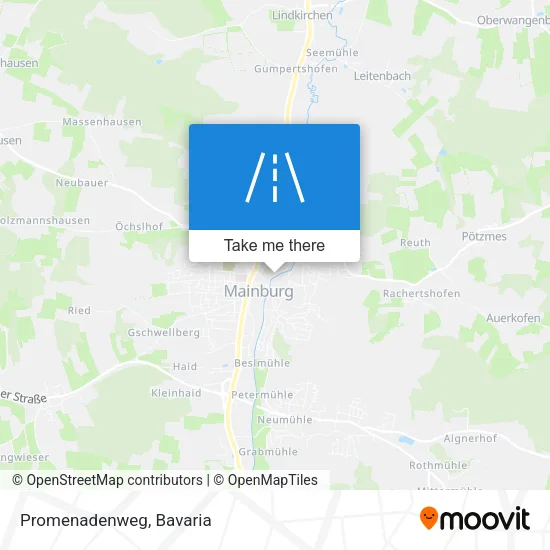 Promenadenweg map