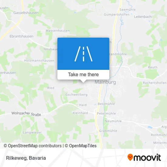 Карта Rilkeweg