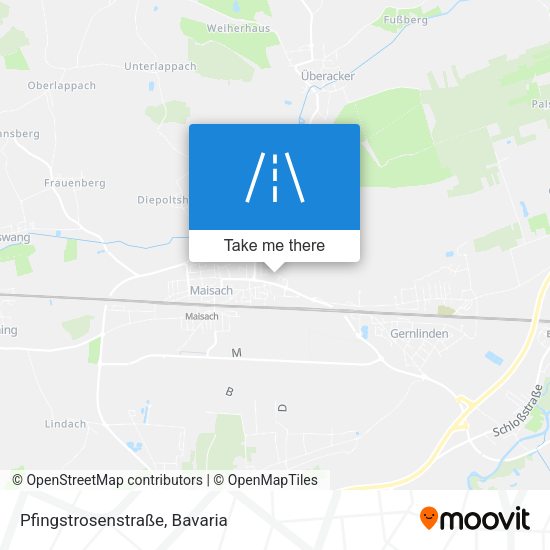 Pfingstrosenstraße map