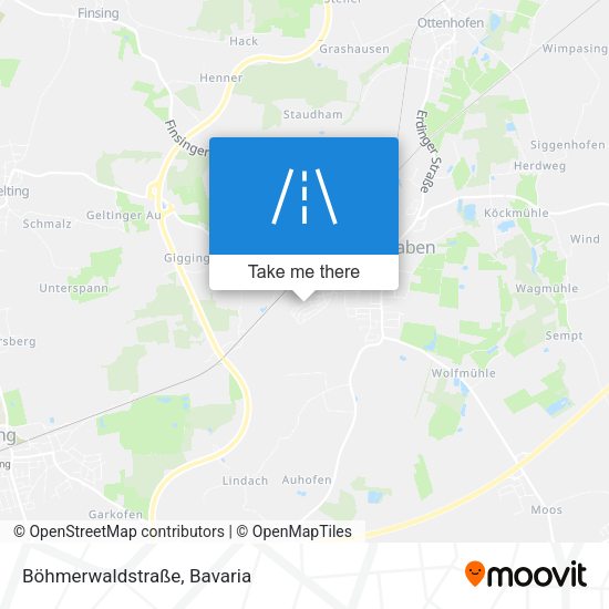 Böhmerwaldstraße map