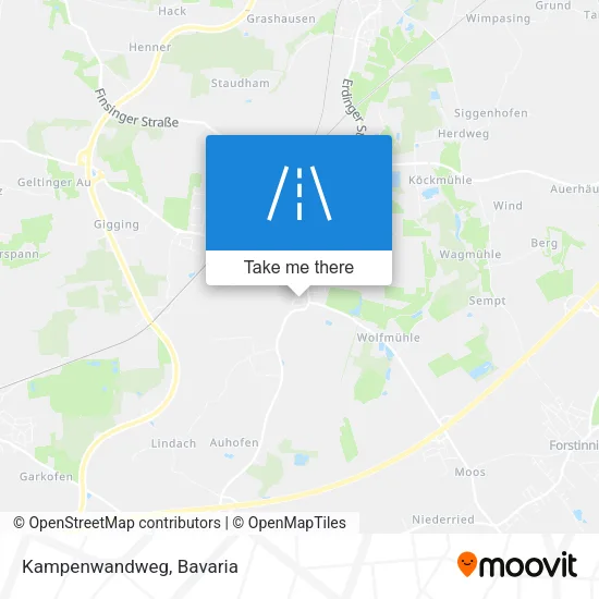 Карта Kampenwandweg