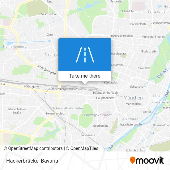 Карта Hackerbrücke