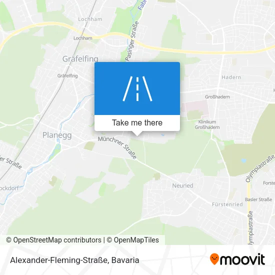 Карта Alexander-Fleming-Straße