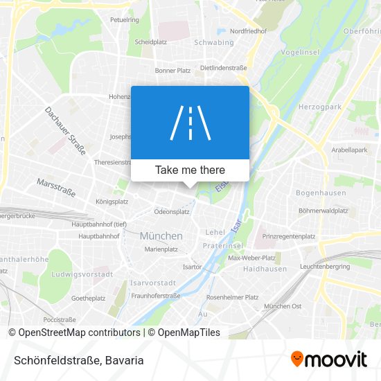 Schönfeldstraße map
