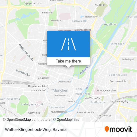 Walter-Klingenbeck-Weg map