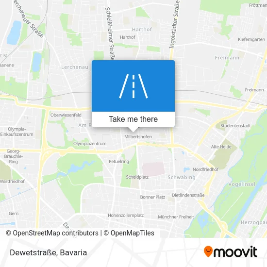 Dewetstraße map