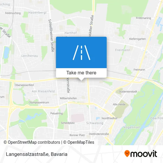 Карта Langensalzastraße
