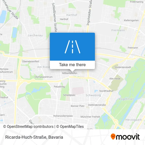 Ricarda-Huch-Straße map