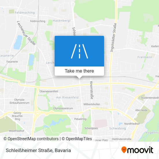 Schleißheimer Straße map