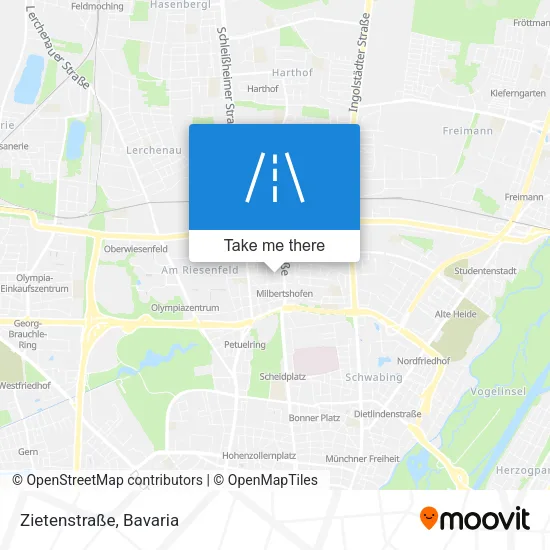 Zietenstraße map