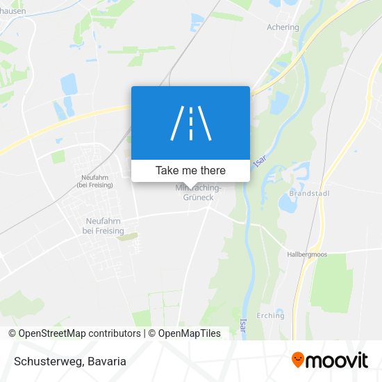 Schusterweg map