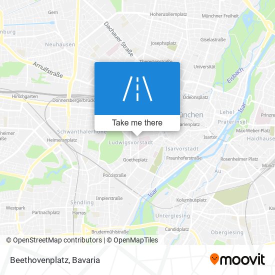 Beethovenplatz map