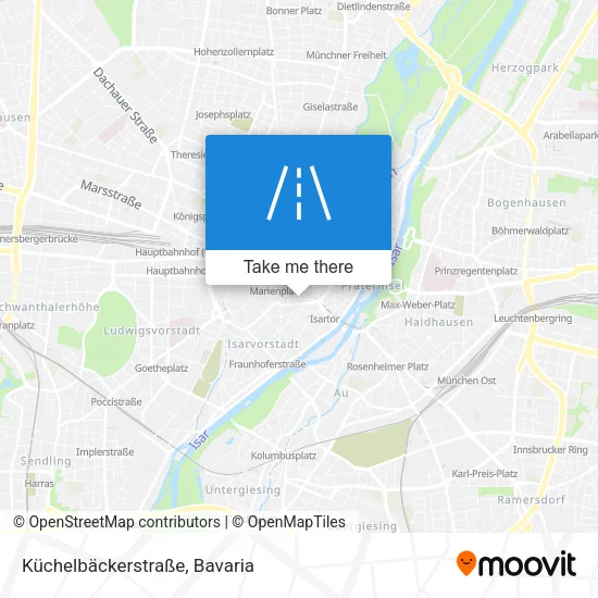Küchelbäckerstraße map