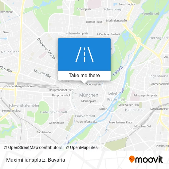 Карта Maximiliansplatz