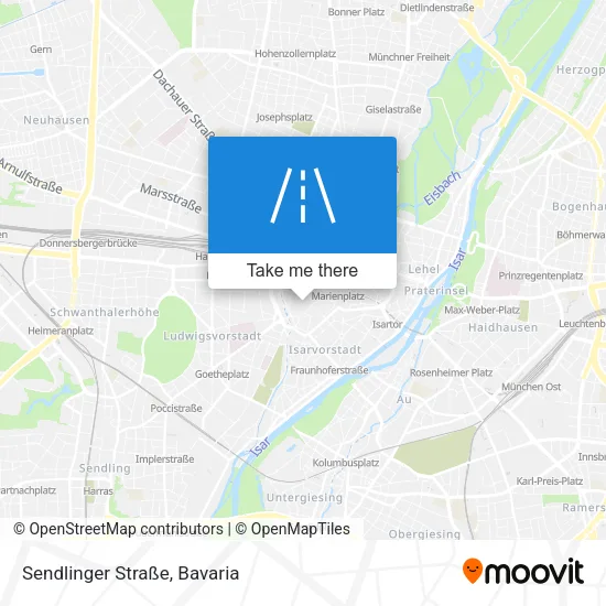 Карта Sendlinger Straße