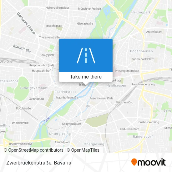 Карта Zweibrückenstraße