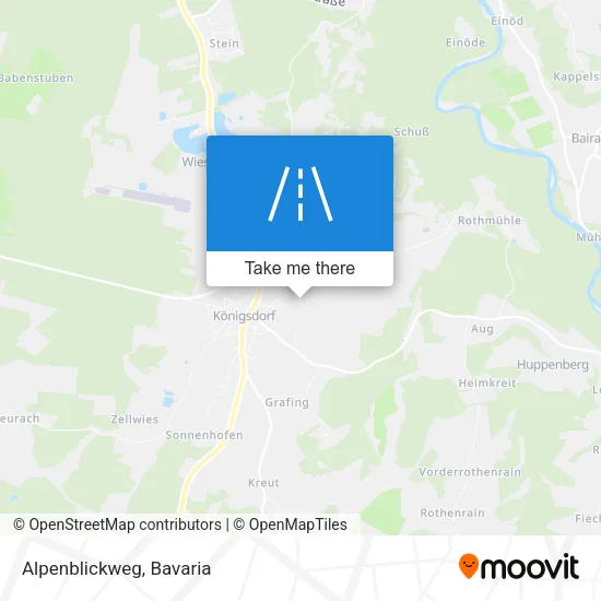 Карта Alpenblickweg