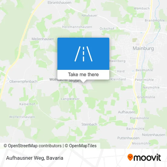 Карта Aufhausner Weg