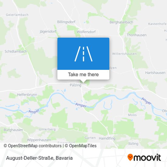 August-Deller-Straße map